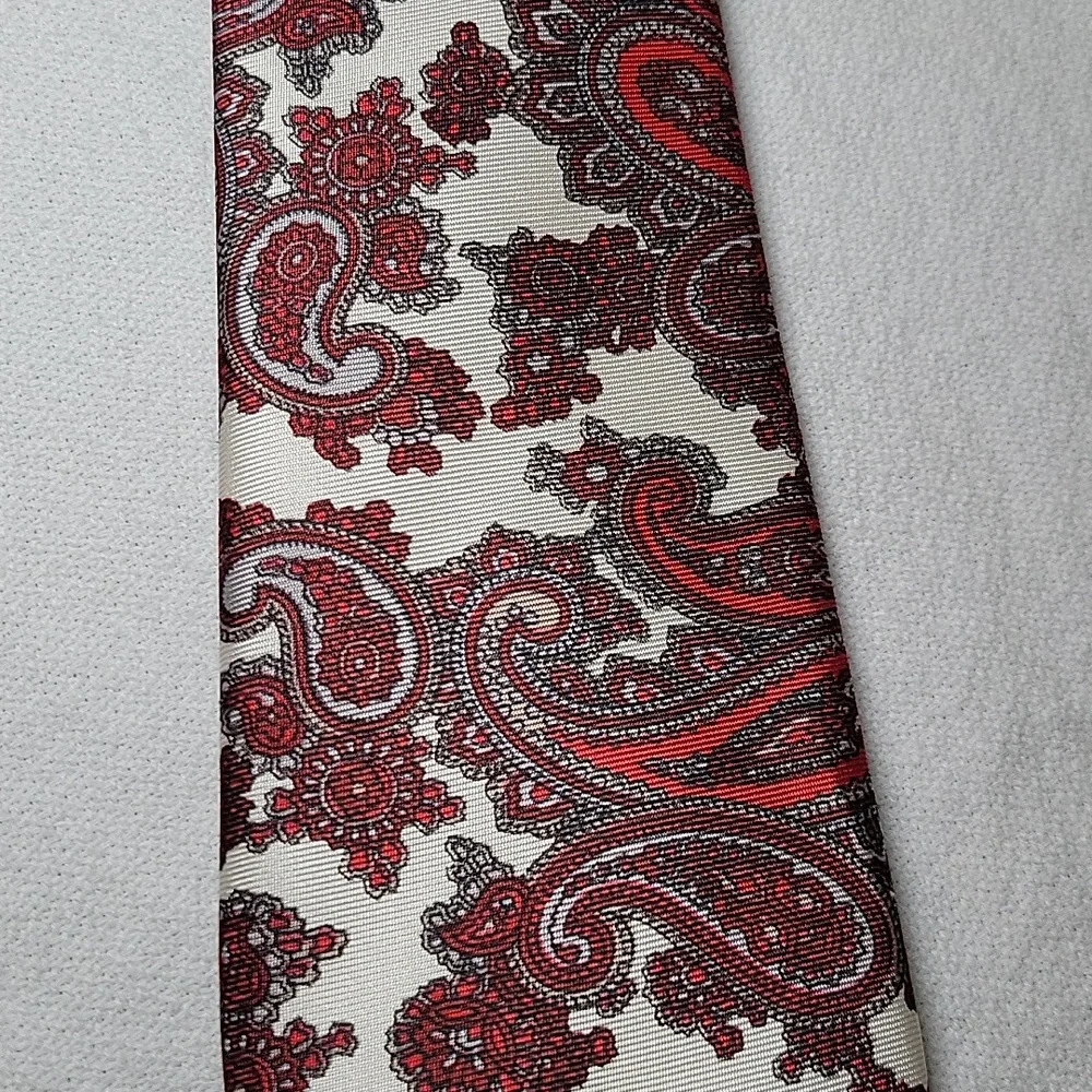 Neck Tie 100% Silk Men's Retro‎ Paisley
